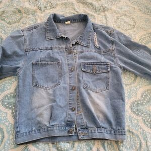 Classic Blue Denim Jean Jacket
